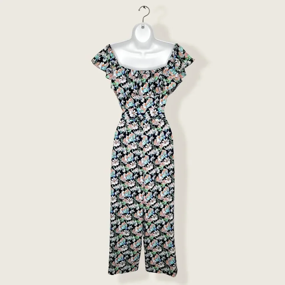Sam Edelman | NWOT Ruffled Flutter Sleeve Floral Garden Jumpsuit | 2 - Picture 12 of 15